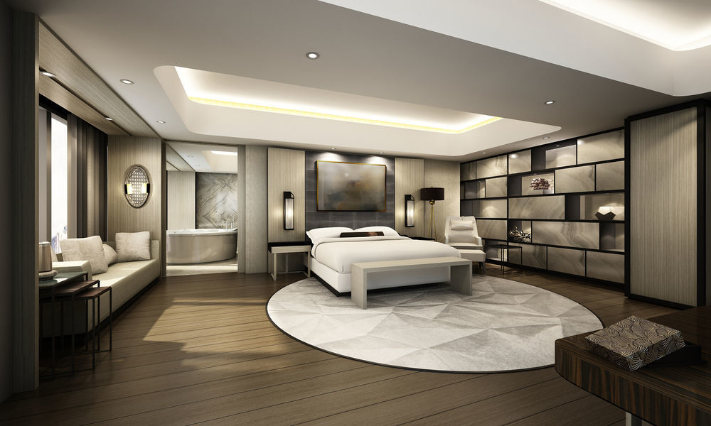 Hotel Conrad Manila Pasay Exterior foto A bedroom